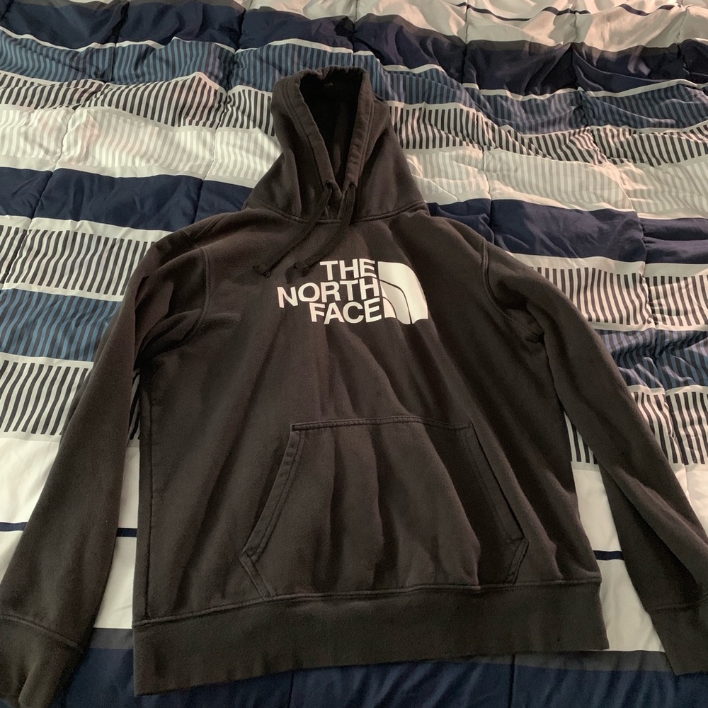 The North Face sweat shirt.
